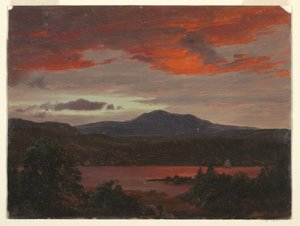 Monte Katahdin desde el lago Katahdin